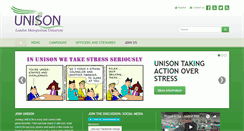Desktop Screenshot of londonmetunison.org.uk